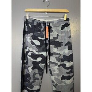Sundry Pants Womens Medium Gray Camo Wool Cashmere Jogger Knit Pull On Lounge